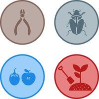 Cutter and Insect Icon vector