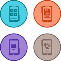 Calculator and Backup file Icon vector