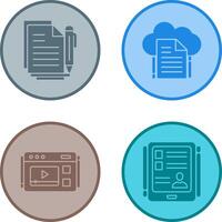 Document and File Icon vector