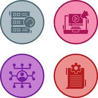 Backup and Marketing Icon vector