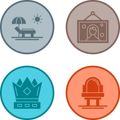 Hammock and Wedding Photo Icon