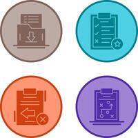 Save List and Task List Icon vector