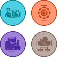 Consulting and Automated Icon vector
