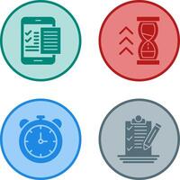 Check List and Quick Response Icon vector