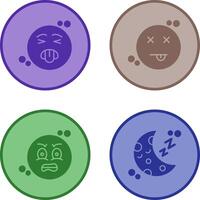 Disgusted and Dead Icon vector