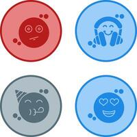 Neutral and Headphones Icon vector