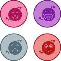 Vomit and Mask Icon vector