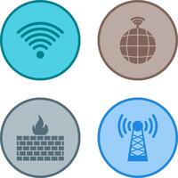 Signal on User and global Signals Icon vector