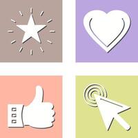 star and favourite Icon vector