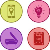 Gps and Smart Energy Icon vector