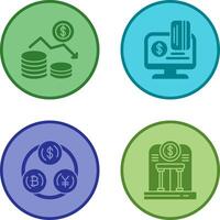Money Loss and Online Payment Icon vector