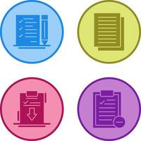 Agreement and Document Icon vector
