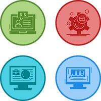 Employee Benefits and Employment Icon vector