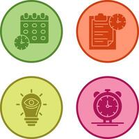 Deadline and Task Management Icon vector