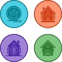 Fire Alarm and Home Automation Icon vector