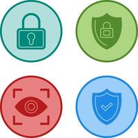 Lock and Privacy Icon vector