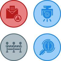 Spam and Security Camera Icon vector