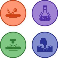 Bounce and Flask Icon vector