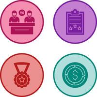 Meeting and Result Icon vector