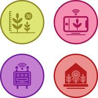 Growth and Device Icon vector