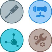 Screwdriver and Leak Icon vector