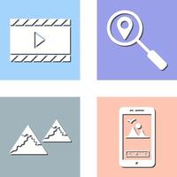 animation and tracking services Icon vector