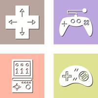 Direction Key and Gaming Control Icon vector