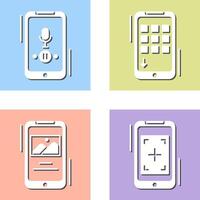 Voice Record and Device Icon vector