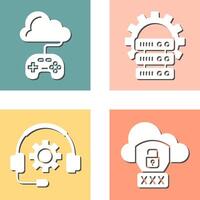 Gaming and Server Icon vector