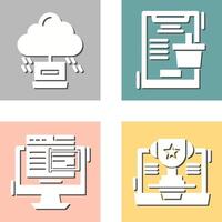 nube informática y en línea compras icono vector