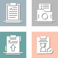 Clipboard and List Folder Icon vector