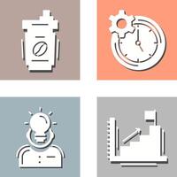 Coffee Cup and Productivity Icon vector