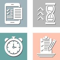 Check List and Quick Response Icon vector