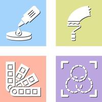 dropper and paint Icon vector