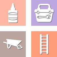 Glue and construction Icon vector