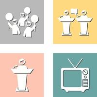 Protest and Debate Icon vector