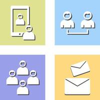 Call and Connected users Icon vector