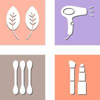 Herb and Hair removal Icon vector