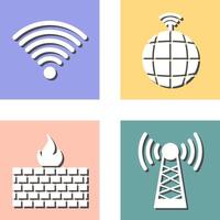 Signal on User and global Signals Icon vector