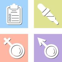 Diagnosis and Dropper Icon vector