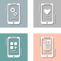 Setting and Favourite Icon vector
