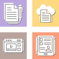 Document and File Icon vector