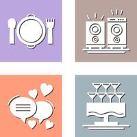 Banquet and Music Icon vector