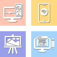 WIFI and Responsive Icon vector