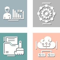 Consulting and Automated Icon vector