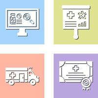 Research and Preesentation Icon vector