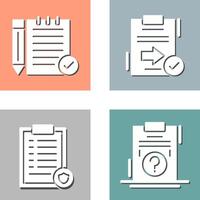 Check Notes and Send Icon vector