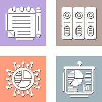 Notepad and Document Icon vector