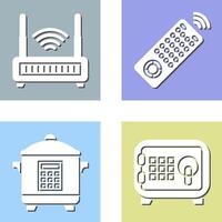 Remote and Antina Icon vector