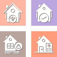 Vent and Houses Icon vector